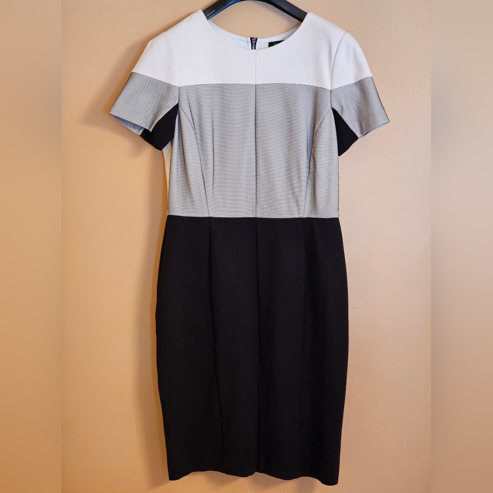 Tahari ASL, Black and White, Size 8